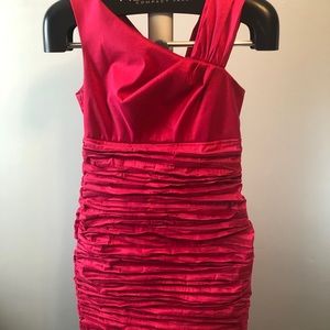 Hot pink dress